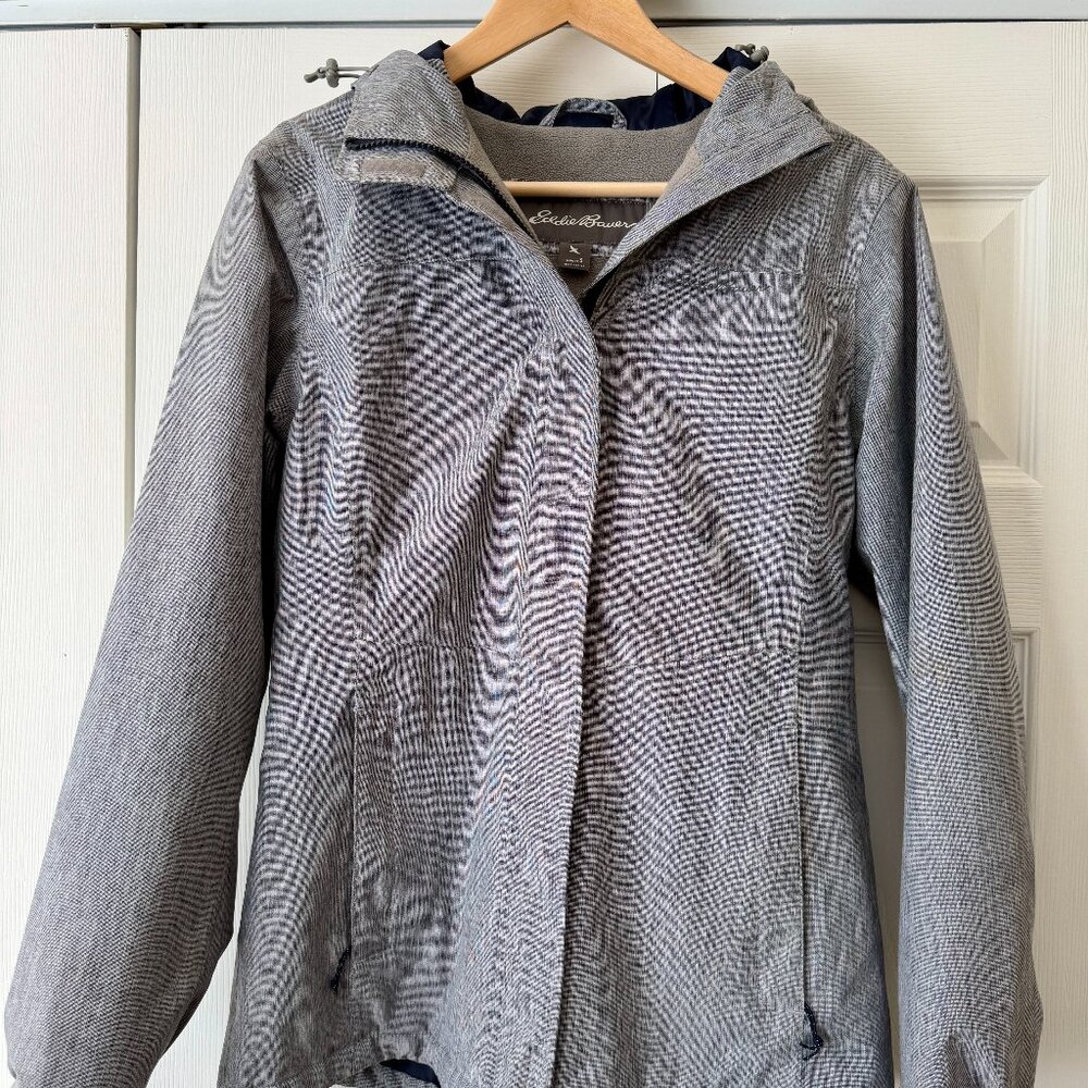 Eddie Bauer Women's Grey Weather Edge Water Resistant Jacket